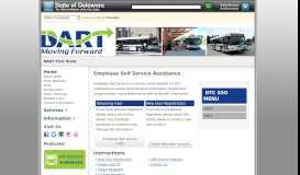 
							         Employee Self Service Assistance - DART First State								  
							    