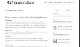 
							         Employee Self Service - ComVida Corporation : ComVida ...								  
							    