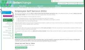 
							         Employee Self Service (ESS) - interchange								  
							    