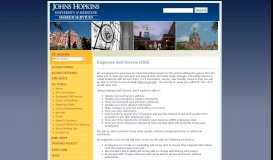 
							         Employee Self Service (ESS) - Johns Hopkins Shared Services								  
							    