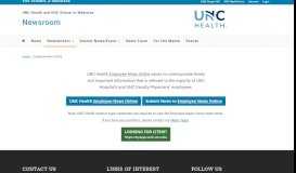 
							         Employee Self Service (ESS) - UNC Health Care News								  
							    