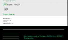 
							         Employee Self-Service (HRMS) | University of North Dakota								  
							    