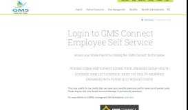 
							         Employee Self Service Login - Group Management Services								  
							    