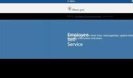 
							         Employee Self-Service | Mass.gov								  
							    