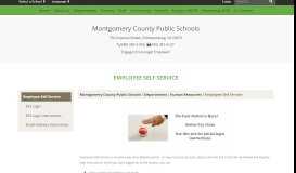 
							         Employee Self Service - Montgomery County Public Schools								  
							    