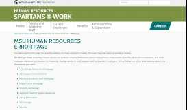 
							         Employee Self-Service - MSU Human Resources - Michigan State ...								  
							    