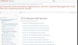 
							         Employee Self Service - Oracle Help Center								  
							    