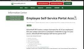 
							         Employee Self-Service Portal Access | AdvanStaff HR								  
							    