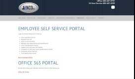 
							         Employee Self Service Portal - Employees | Jenco Inc								  
							    