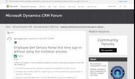 
							         Employee Self Service Portal first time sign-in without using the ...								  
							    