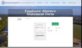 
							         Employee Self Service Portal Guide INITIAL ACCOUNT ... - Hays County								  
							    