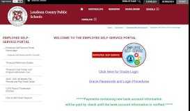 
							         Employee Self Service Portal - Loudoun County Public Schools								  
							    
