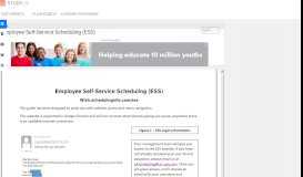 
							         Employee Self-Service Scheduling (ESS) - Studylib								  
							    