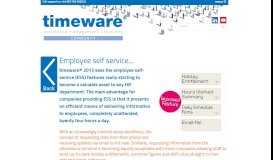 
							         Employee self service... | timeware								  
							    