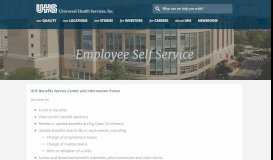 
							         Employee Self Service - Universal Health Services. Inc								  
							    
