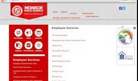 
							         Employee Services • Departments - Monroe Public Schools								  
							    