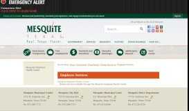 
							         Employee Services | Mesquite, TX - Official Website								  
							    