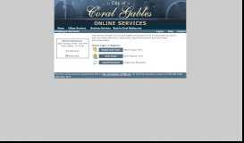 
							         Employee Services - Online Services - City of Coral Gables								  
							    