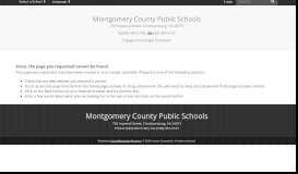 
							         Employee Severe Weather Codes - Montgomery County Public Schools								  
							    