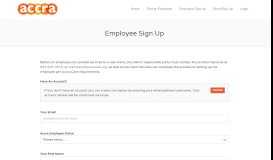 
							         Employee Sign Up – Accra Job Board								  
							    