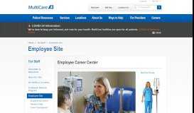
							         Employee Site | MultiCare								  
							    