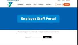 
							         Employee Staff Portal - South Shore YMCA								  
							    