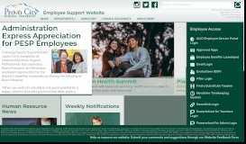 
							         Employee Support Website: Home								  
							    