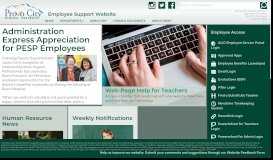 
							         Employee Support Website - Provo City School District								  
							    