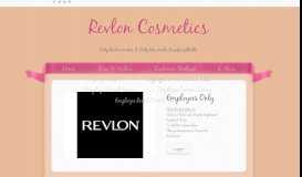 
							         Employee Time Records Portal - Revlon Cosmetics								  
							    