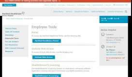 
							         Employee Tools | Backus Hospital								  
							    