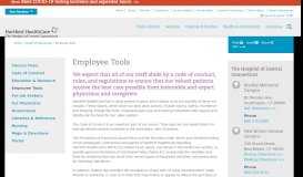 
							         Employee Tools | The Hospital of Central Connecticut								  
							    