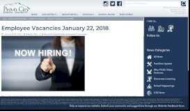 
							         Employee Vacancies January 22, 2018 | Provo City School District								  
							    