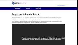 
							         Employee Volunteer Portal | SEEK Volunteer								  
							    