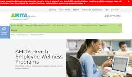 
							         Employee Wellness | AMITA Health								  
							    