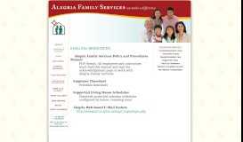 
							         Employees - Alegria Family Services								  
							    