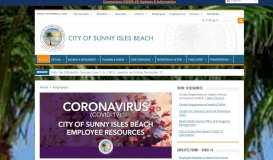
							         Employees - City of Sunny Isles Beach								  
							    