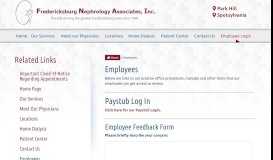
							         Employees - Fredericksburg Nephrology Associates, Virginia ...								  
							    