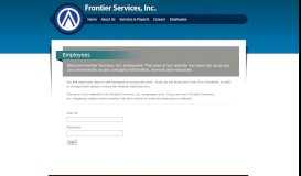 
							         Employees : Frontier Services, Inc.								  
							    