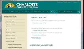 
							         Employees Home / Employee Benefits - Charlotte County Public Schools								  
							    