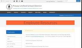 
							         Employees Information for PUSD - Poway Unified								  
							    