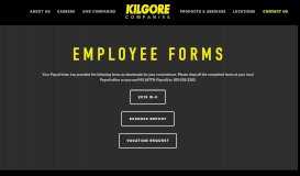 
							         EMPLOYEES — - Kilgore Companies								  
							    