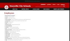
							         Employees - Maryville City Schools								  
							    