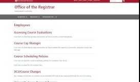 
							         Employees | Office of the Registrar | Saint Joseph's University								  
							    