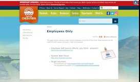 
							         Employees Only | City of Chula Vista								  
							    