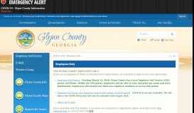 
							         Employees Only | Glynn County, GA - Official Website								  
							    