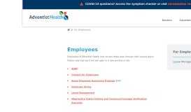 
							         Employees - Roseville, California (CA) - Adventist Health								  
							    
