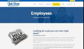 
							         Employees - The Job Shop								  
							    