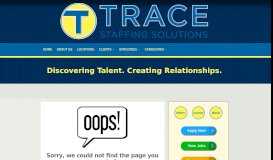 
							         Employees - Trace Staffing								  
							    