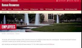 
							         Employees - University of Houston								  
							    