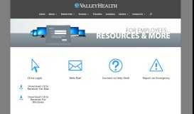 
							         Employees | Valley Health Systems								  
							    